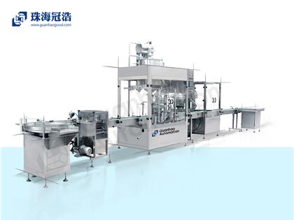 6頭液體灌裝、旋蓋線